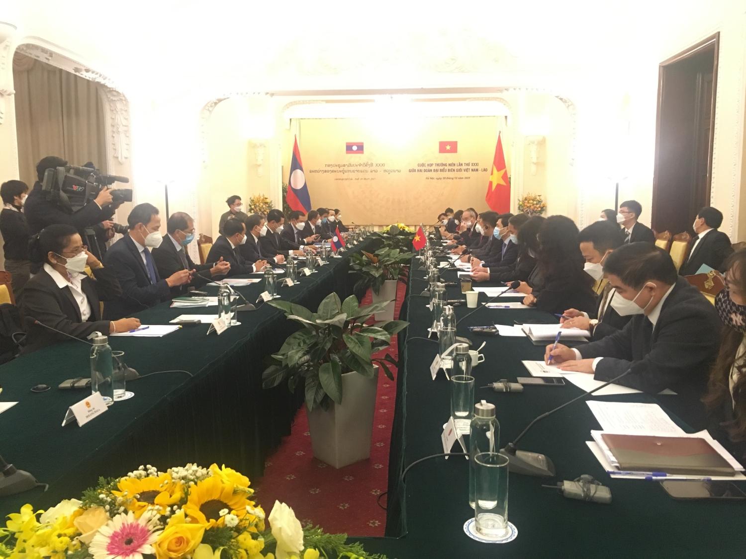 Cuộc họp thường niên lần thứ XXXI giữa Đoàn đại biểu biên giới 2 nước Việt Nam – Lào và Hội nghị...